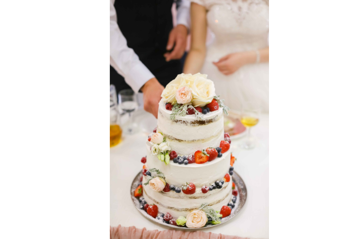 Gâteau de mariage Vintage -Féerie Nuptiale